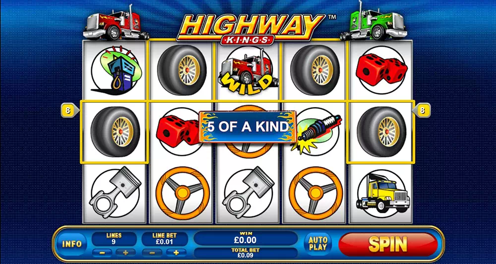 Обзор и бесплатная игра в автомат Highway Kings Highway Kings игровой автомат от Playtech в казино Риобет